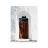 Póster puerta casa