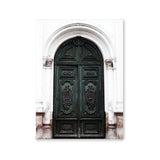 Póster puerta antigua