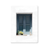 Póster ventana azul