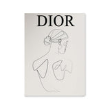 Póster dibujo de línea