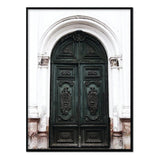 Póster puerta antigua